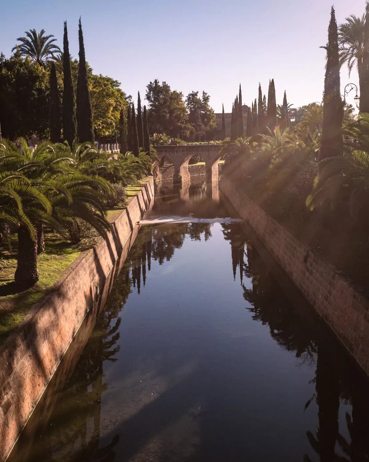 fountain in the centre of the city in Palma de Mallorca