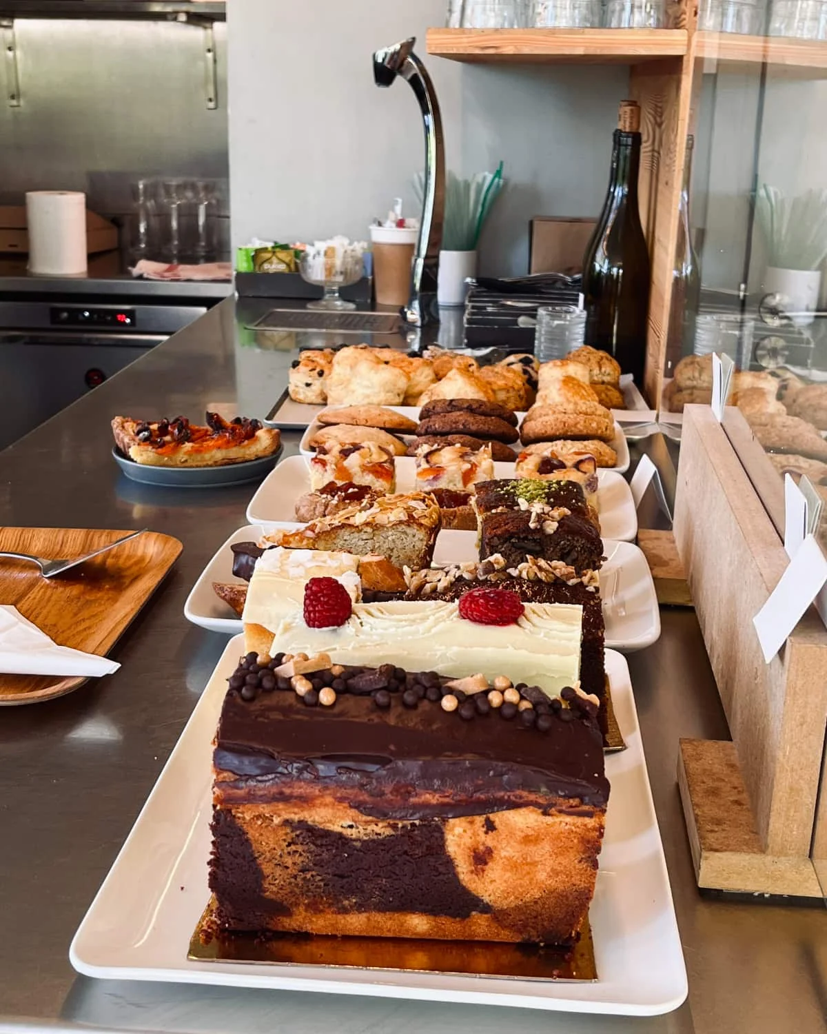 Baked goods at Rose Bakery Maison Balzac Paris